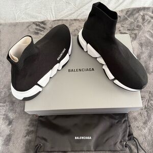 Balenciaga Black Speed Trainers